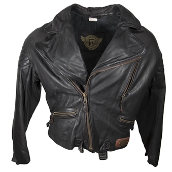 Michael Jacksons Personally Owned and Frequently Worn Emporio Armani Leather Jacket (Manager LOA)